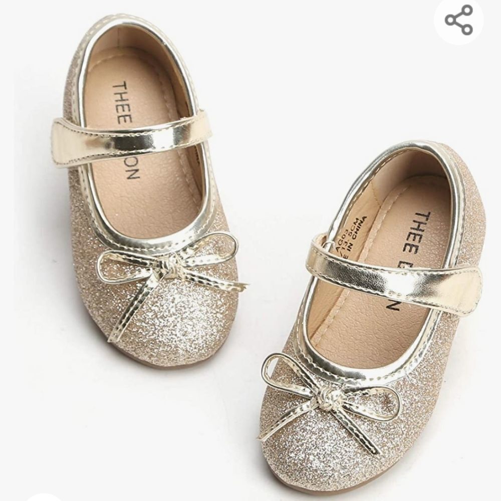 NWOT THEE BRON Girl's Toddler/Little Kid Ballet Mary Jane Flat Dress Shoes Sz5